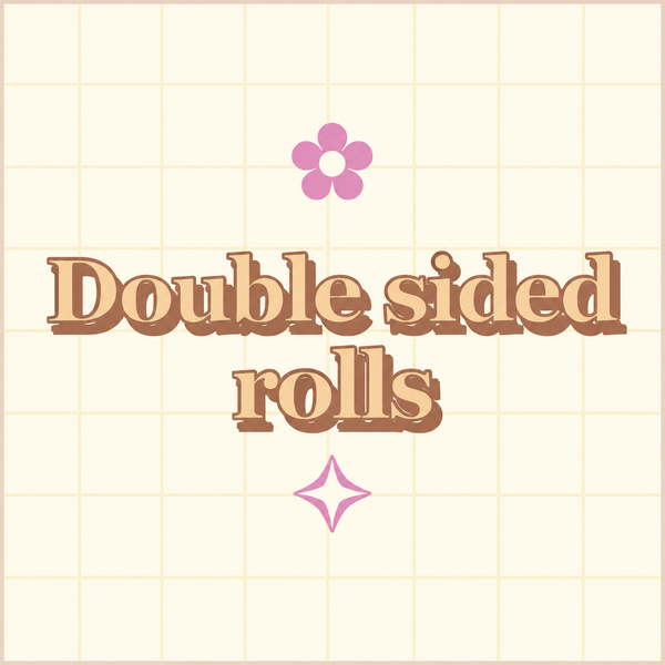 Double sided rolls