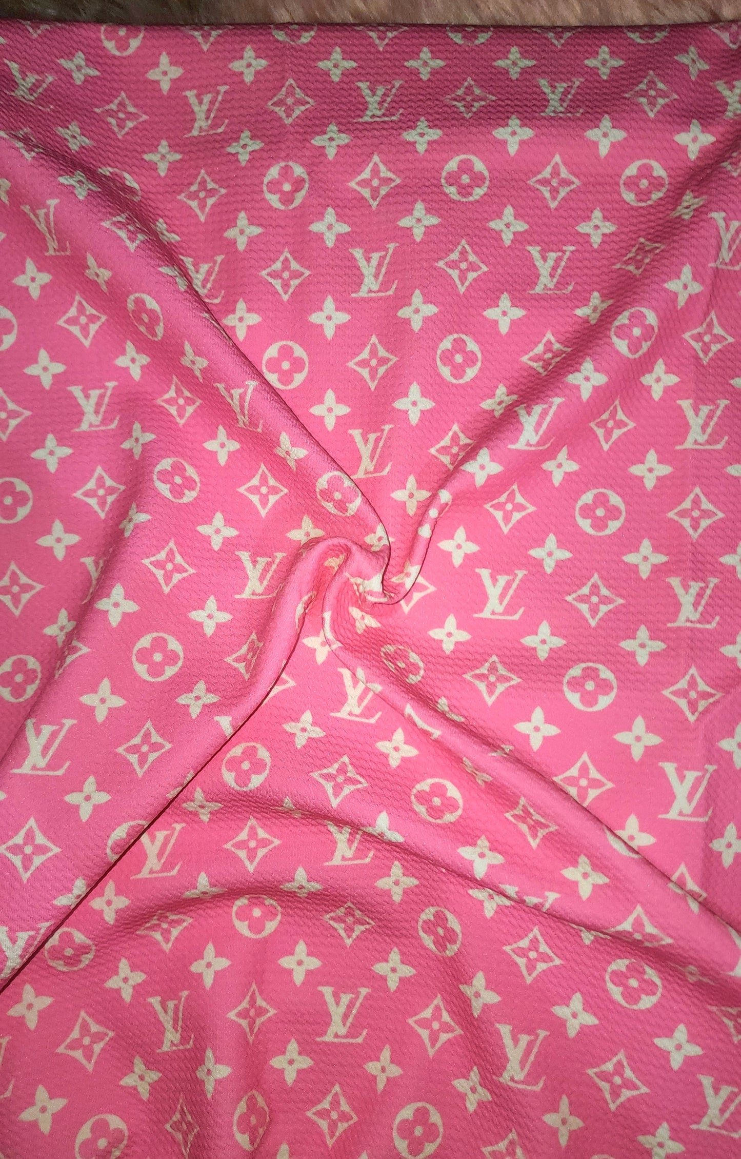 Pink boujie girl fabric