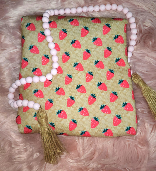 Strawberry girl fabric