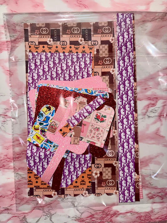 Mystery pre cut mystery wallet kit