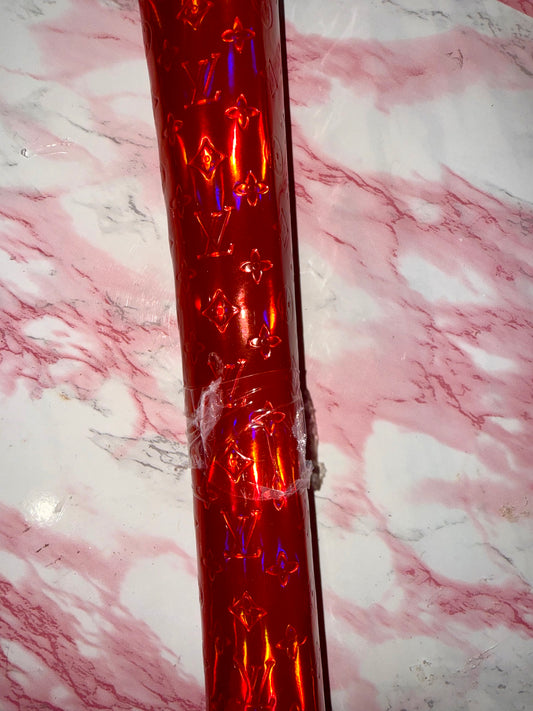 Red rum foil high shine