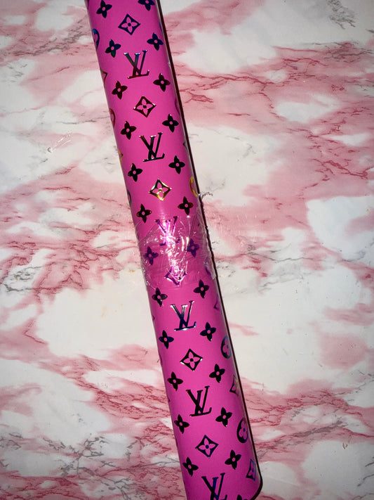 Berry high shine embossed