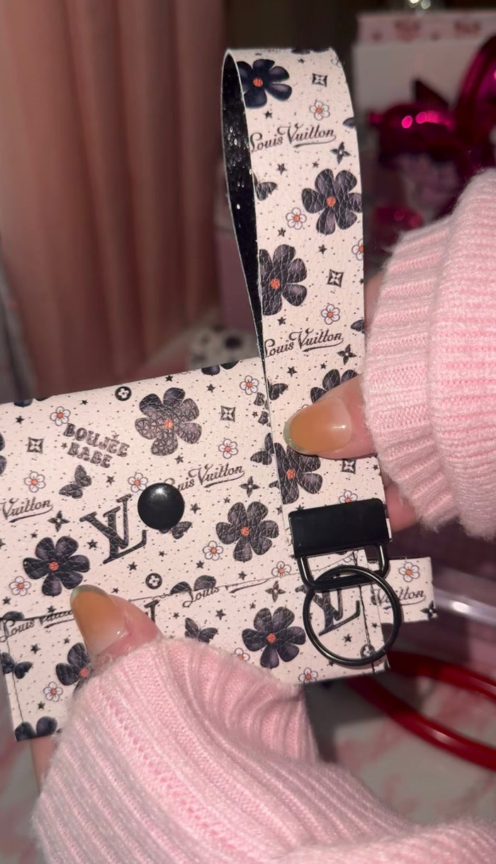 Mini wallet and keychain set
