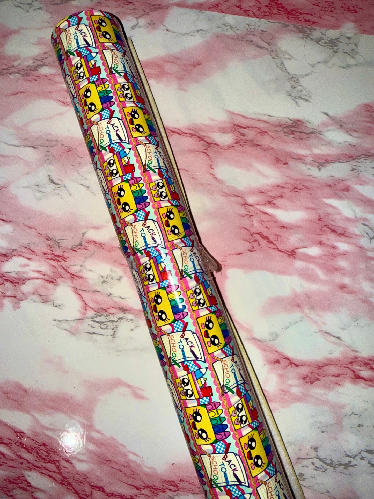 High gloss litchi school