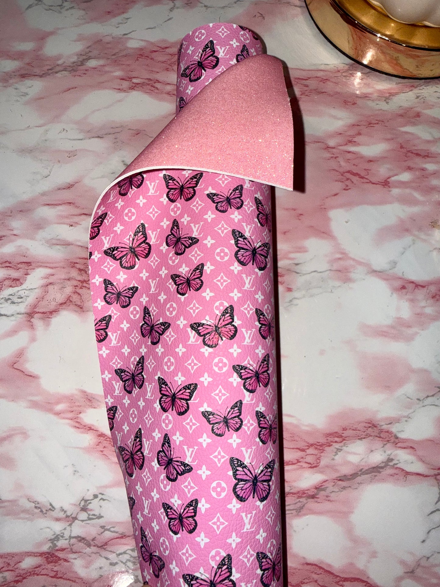 True pink butterfly
