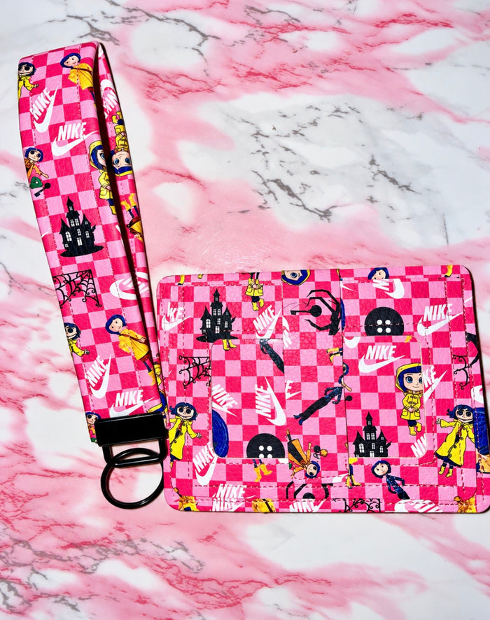 Id wallet button girl