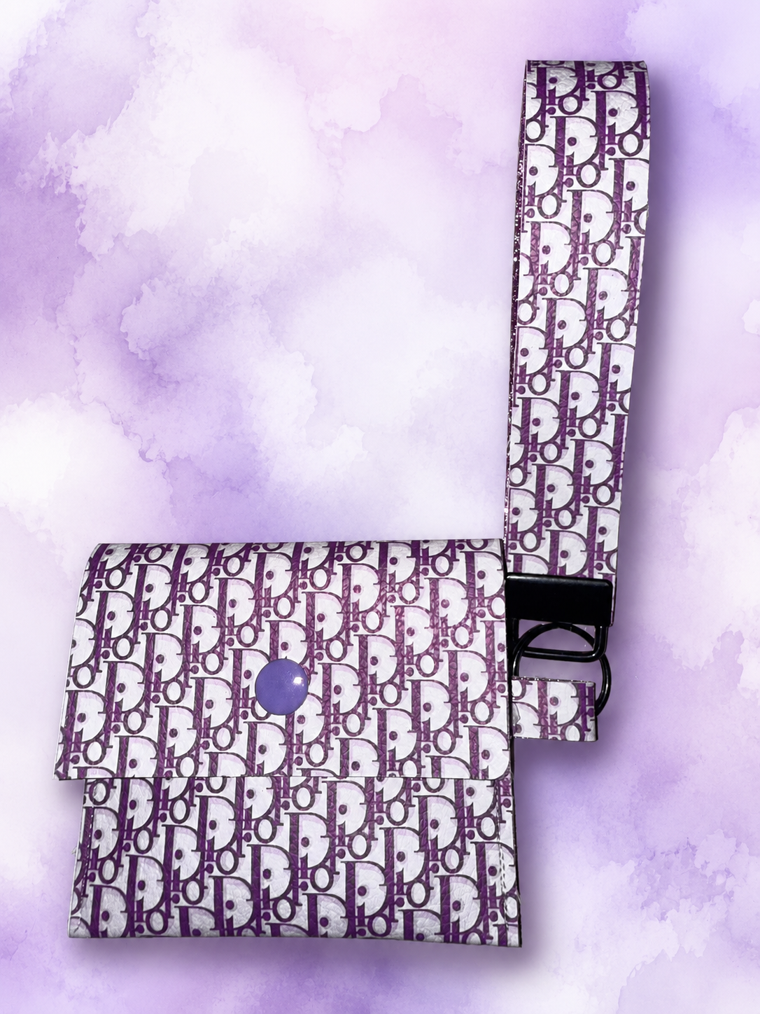 Mini wallet with keychain