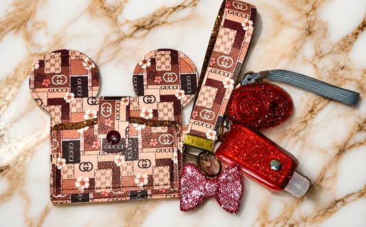 Mouse ears wallet card holder